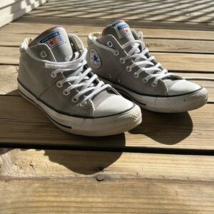 Converse Gray High-Top Sneakers